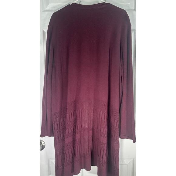 Lane Bryant Knit Detail Open Front Cardigan - Picture 7 of 7